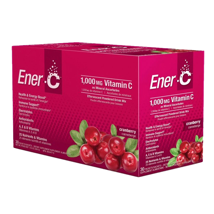 Ener C Cranberry 1000mg Vitamin C 30 Sachets